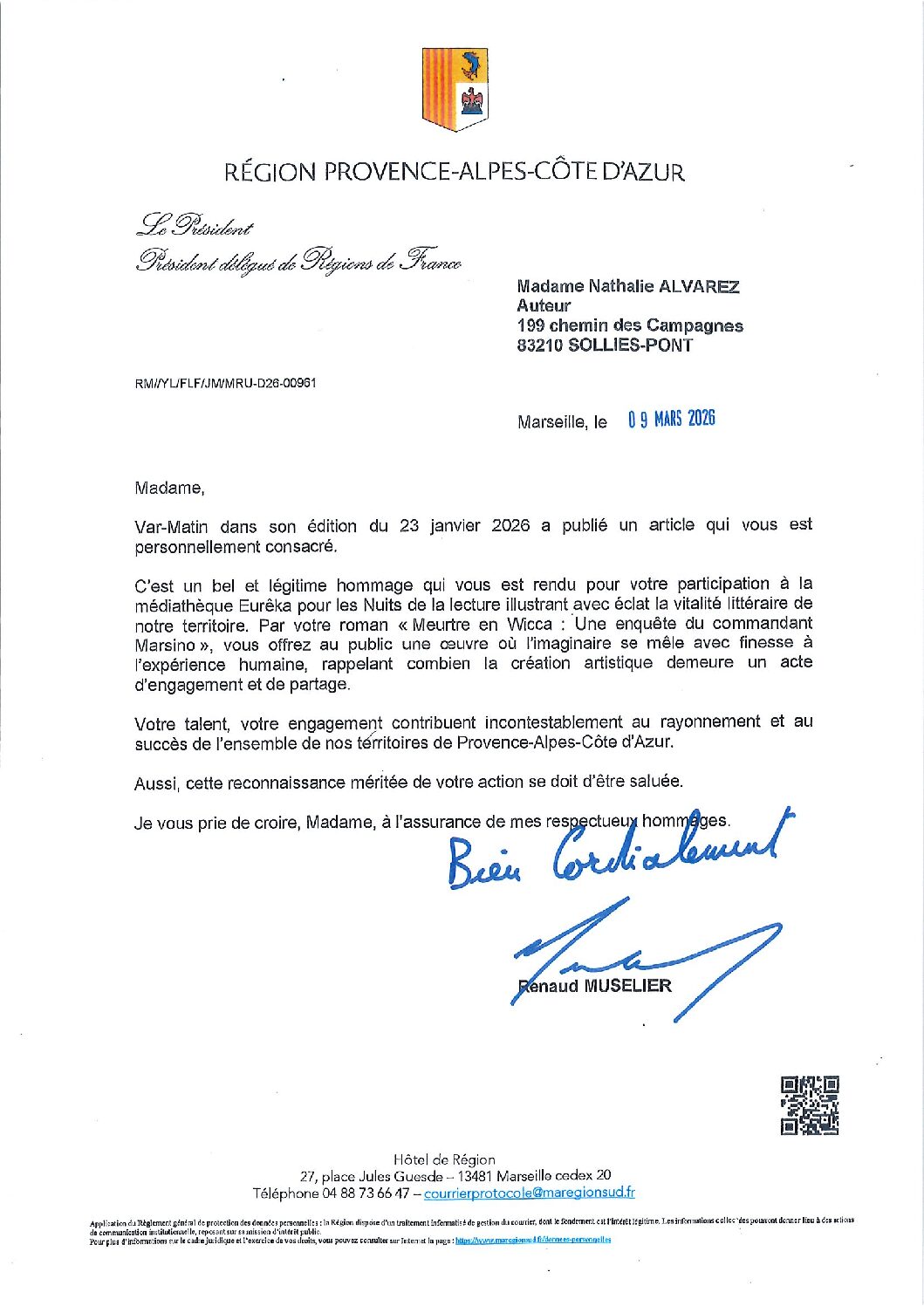 PAROLES DE RENAUD sur MEURTRE EN WICCA…